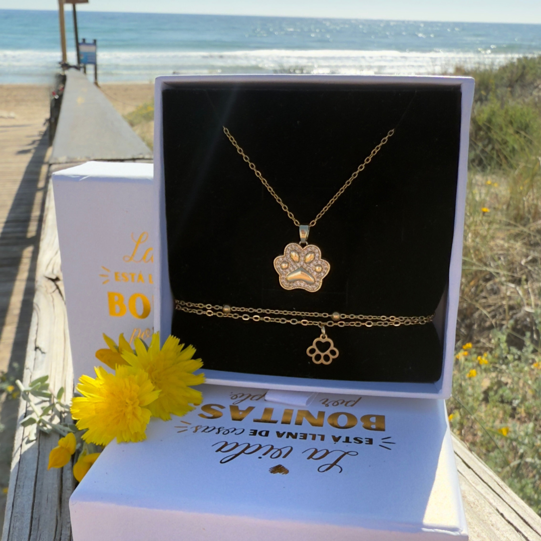 🎁(Collar + Pulsera de Regalo) “Huella Eterna”