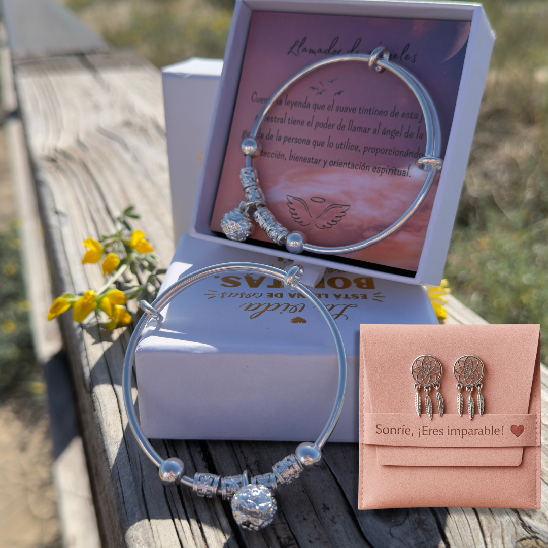 🎁(Pack 2 Pulseras) “Llamador de Ángeles” – Incluye Regalo